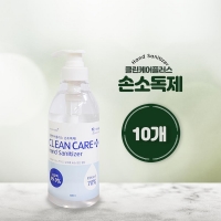 클린케어플러스 손소독제 겔타입 500ml 10개묶음